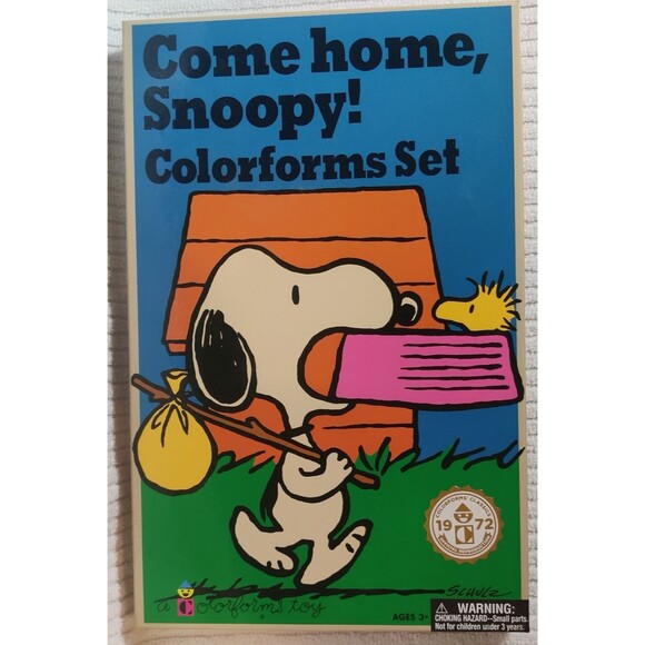 Peanuts Retro Reproduction, Snoopy Colorforms Classics Set  -NOB - Picture 1 of 16